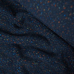 Sherpa - Teddy chiné - Bleu marine - Calissone