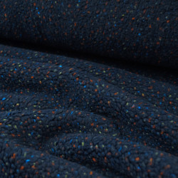 Sherpa - Teddy chiné - Bleu marine - Calissone