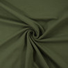 Plain cotton jersey - Forest green - Calissone