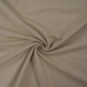 Plain cotton jersey - Sand beige - Calissone