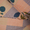 Matelassé double face Block print - Patchwork Flower - Calissone