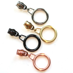 Curseur métal zip spirale 6,5mm - Calissone