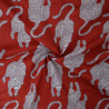 Tissu indienne Tigre rouge - Calissone