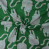 Tissu indienne Tigre vert - Calissone
