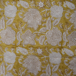 Indian cashmere fabric - Ocher - Calissone