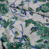 Light foliage Indian fabric - Calissone