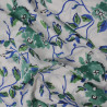 Light foliage Indian fabric - Calissone