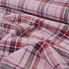 Flanelle de coton tartan - Rosa bonheur - Calissone