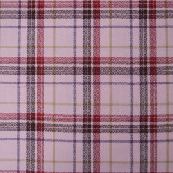 Flanelle de coton tartan - Rosa bonheur - Calissone