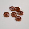Bouton corozo camel 23mm - Calissone