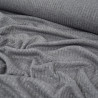 Maille côtelée lurex - Gris chiné - Calissone