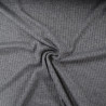Maille côtelée lurex - Gris chiné - Calissone