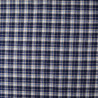 Tartan woven cotton - Navy blue - Calissone