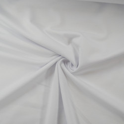 Jersey 100% coton uni - Blanc - Calissone