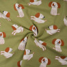 Sweat léger chiens mignons - Vert clair - Calissone