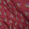 French terry imprimé Dogs and Love - Rouge - Calissone