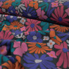 Sweat floral - Seventies indigo - Calissone