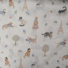 Cotton poplin French cats - Calissone