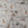 Cotton poplin French cats - Calissone