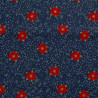 Christmas Cotton Poplin -Navy Blue - Calissone