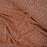 Maille jacquard léopard - Orange - Calissone