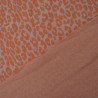 Maille jacquard léopard - Orange - Calissone