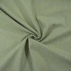 Pinstripe denim - Green - Calissone