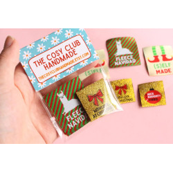 Etiquettes Cosy Club - Noël - Mix x6 - Calissone