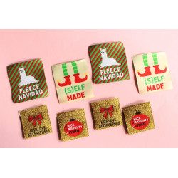 Etiquettes Cosy Club - Noël - Mix x6 - Calissone