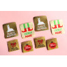 Etiquettes Cosy Club - Noël - Mix x6 - Calissone