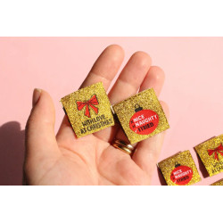Etiquettes Cosy Club - Noël - Mix x6 - Calissone