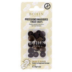 Boutons pression magique Métal Bohin 14 mm - Calissone