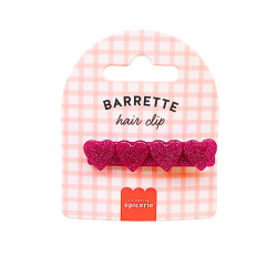 Heart Barrette - Fuchsia - Calissone