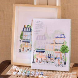 Paint by number kit - Paris by Sabina Fenn - Calissone