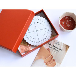 Kit DIY Bijouterie - Mes bracelets en Kumihimo - Calissone