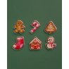 Kit Magnets canevas - Christmas Trees - Calissone