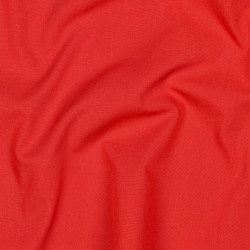 Popeline de coton - Rouge - Calissone