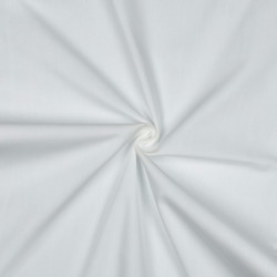 Popeline de coton - Blanc - Calissone