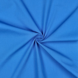 Popeline de coton - Bleu cobalt - Calissone