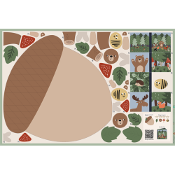 Multicolored play mat panel - Calissone