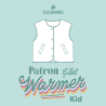 Warmer KID vest pocket pattern - Calissone