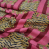 Tissu indienne Tigre Old Pink - Calissone
