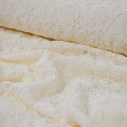 Dentelle florale - Ecru - Calissone