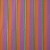 Striped viscose jersey - Pink and orange - Calissone