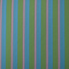Striped viscose jersey - Green and petrol blue - Calissone