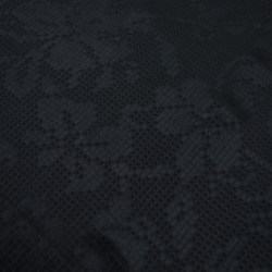 Shiny woven viscose - Black - Calissone