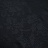 Shiny woven viscose - Black - Calissone