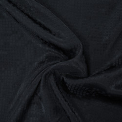Shiny woven viscose - Black - Calissone