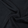 Shiny woven viscose - Black - Calissone