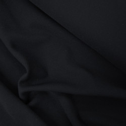 Crêpe tissé mat - Noir - Calissone